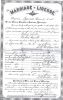 Rachel Combs and Robert Martin Marriage Certificate